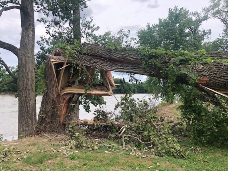 Cleanup efforts continue after Saturday storms